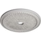 Ekena Millwork Winsor Ceiling Medallion (Fits Canopies up to 4"), 27 1/2"OD x 4"ID x 1 1/2"P, Ultra Pure White CM27WIUWF - alternate 2